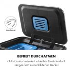 Trash sorting bin 3 in 1 touch with ozonation Klarstein Touchless (10035084) - Image 5