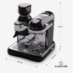 Retro carob coffee maker with coffee grinder Klarstein Bella Café (10045450) - Image 3