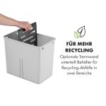 Trash sorting bin 3 in 1 touch with ozonation Klarstein Touchless (10035084) - Image 4