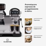 Retro carob coffee maker with coffee grinder Klarstein Bella Café (10045450) - Image 5