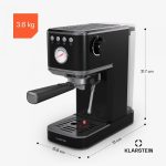 Carob coffee maker Klarstein SteelPresso Slim (10046329) - Image 7