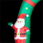 Inflatable decoration entrance Christmas arch OneConcept Merry Welcome (10029233) - Image 11