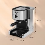 Retro carob coffee maker Klarstein Passionata 15 (10031700) - Image 2