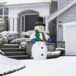 Inflatable snowman decoration OneConcept Mr. Frost (10029230) - Image 4
