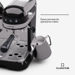 Retro carob coffee maker with coffee grinder Klarstein Bella Café (10045450) - Image 4