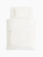 Single bed linen set (duvet cover, pillowcase, fitted sheet)