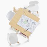 Children's furniture set LITEN DUO: table and 2 chairs