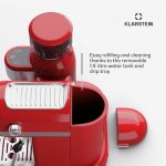 Retro carob coffee maker with coffee grinder Klarstein Bella Café (10045456) - Image 9