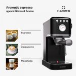 Carob coffee maker Klarstein SteelPresso Slim (10046329) - Image 3