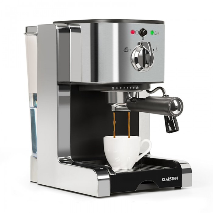 c8f0f4c6fb6444e885c2c637ab41556e Retro carob coffee maker Klarstein Passionata 15 (10031700) - Image 1