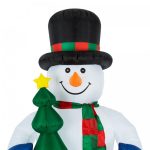 Inflatable snowman decoration OneConcept Mr. Frost (10029230) - Image 2