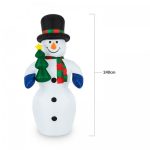 Inflatable snowman decoration OneConcept Mr. Frost (10029230) - Image 10