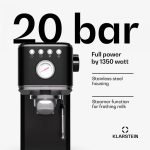 Carob coffee maker Klarstein SteelPresso Slim (10046329) - Image 2