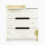 Chest of drawers with changing table FIOKI