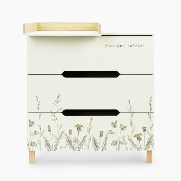 Chest of drawers with changing table FIOKI